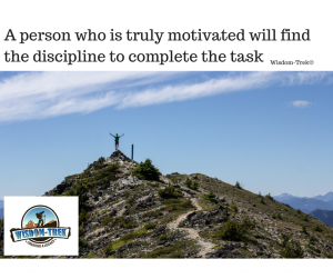 A Person who is truly motivated will find the discipline to complete the task (1)